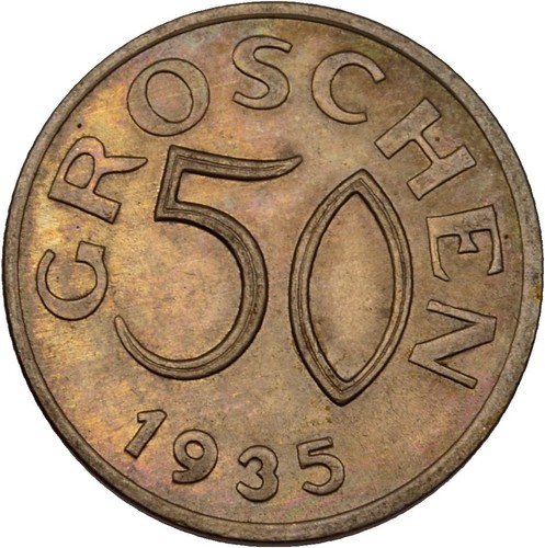 österreich groschen 1935 - 50,