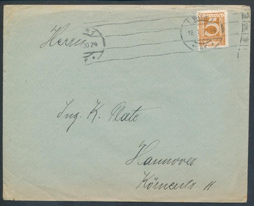 österreich brief 1930 - ef, wien
