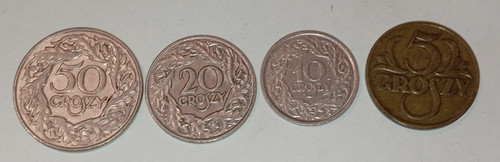 Polen 1923 5 groschen - 50, 20