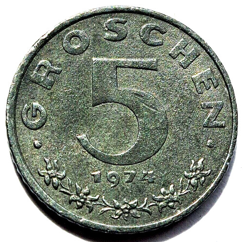österreich groschen 1974 - Österreich, 5