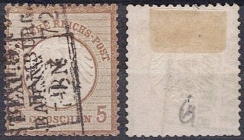 Michel 6 gestempelt 5 - nr.:,