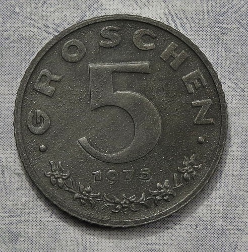 österreich groschen 1975 - Österreich, 5