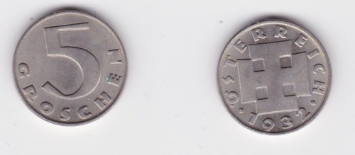 Groschen kupfer nickel - 5, kupfer-nickel