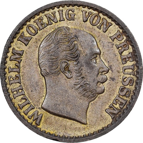 Prussia wilhelm 1 silber - prussia,,