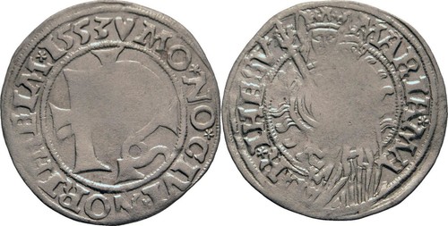 Northeim groschen 1553 silber - groschen,
