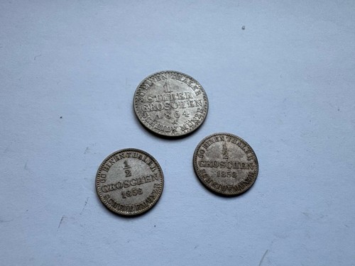Groschen 1856 1858 1864 - 3x, 1856/1858/1864